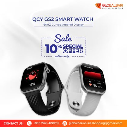 QCY GS2 Smart Watch – Style Meets Smartness!